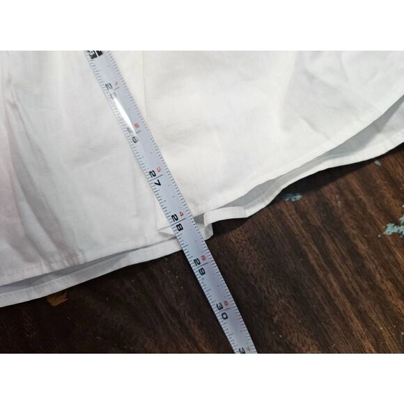 GAP NEW TAGS Maternity White Tiered Blouse Size Small - Picture 8 of 9